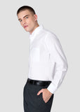 Button Down Dobby Shirt (White)