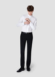 Stand Plain Shirt (White)