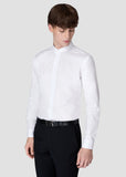 Stand Plain Shirt (White)