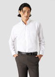 Button Down Dobby Shirt (White)