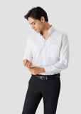 Button Down Woven Shirt (White)
