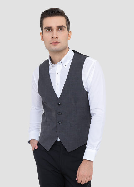 Plain Vest (Dark Gray)