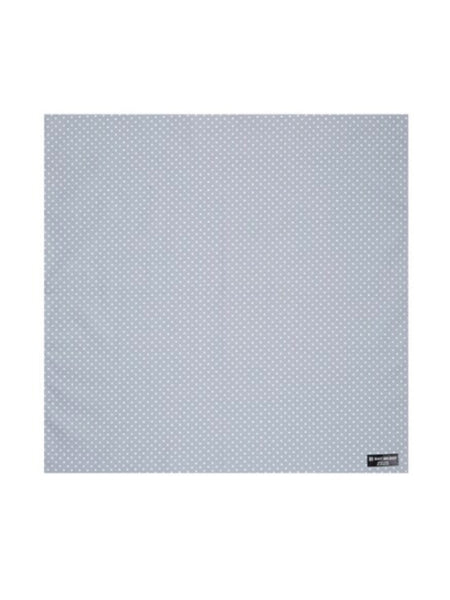 Handkerchief (Polka Dot Medium Gray)