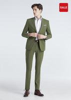4S Non-iron Suit (Green)