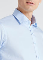 Skinny Plain Shirt (Blue)