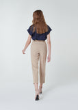 Women's Relax Tapered Pants (Beige)