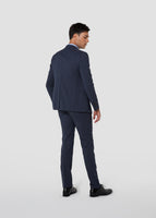 Skinny Stretch Plain Suit (Navy)