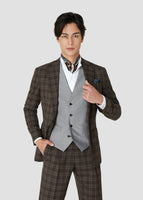 Cordura Check Suit (Brown)