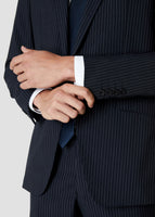 Pinstripe Suit (Navy)