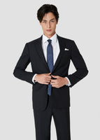 Pinstripe Suit (Navy)