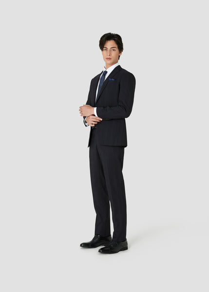Shadow Check Suit (Navy)