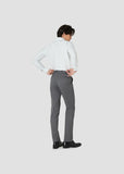 4S Non-iron Stripe Shirt (White)