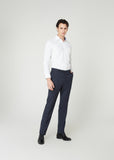 Strech Plain Pants (ฺNavy)