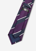 Stripe Tie (Purple)