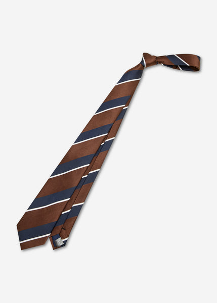Stripe Tie (Brown)