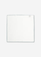 Gaku Pocket Square (White/Silver)