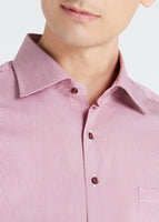 Micro Check Shirt (Red)