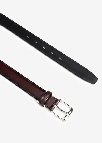 Pin Long Belt (Dark Brown)