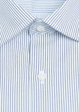 Wide Spread Stripe Shirt (Blue)