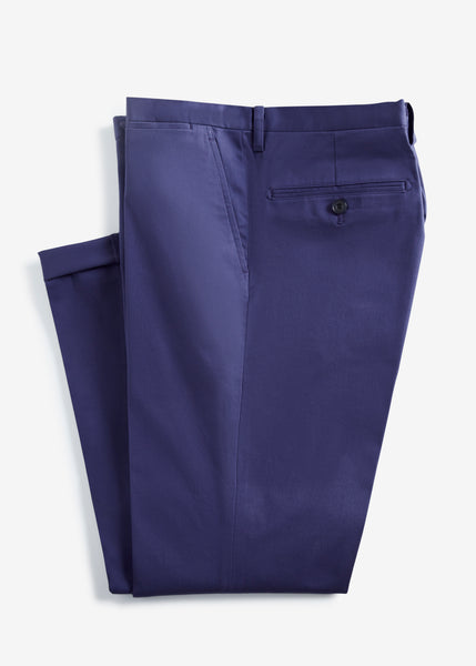 Skinny Cotton Pants (Blue)