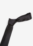 Skinny Plain Tie (Black)