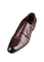 Double Monk Strap Shoes (Brown)