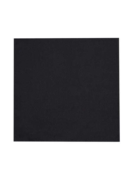 Plain Pocket Square (Black)